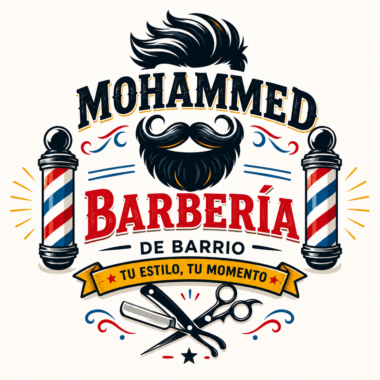 Logo Barbería Mohammed